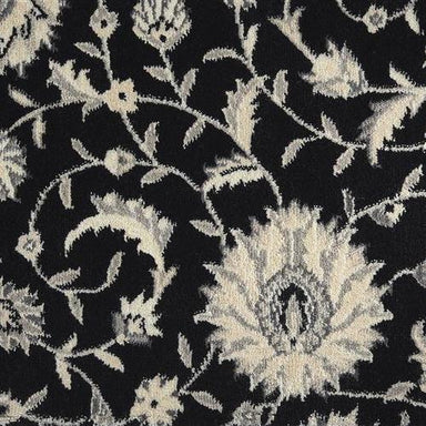 Persian Empire Modern Kashan in Pe218 Black Carpet