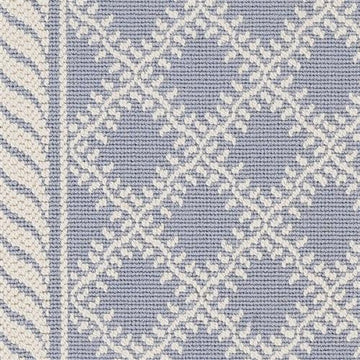 Leaf Trellis Ii - Wedgewood Blue