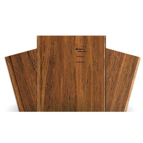 Fossilized Strand Bamboo Wide Click in Antique Java Hardwood