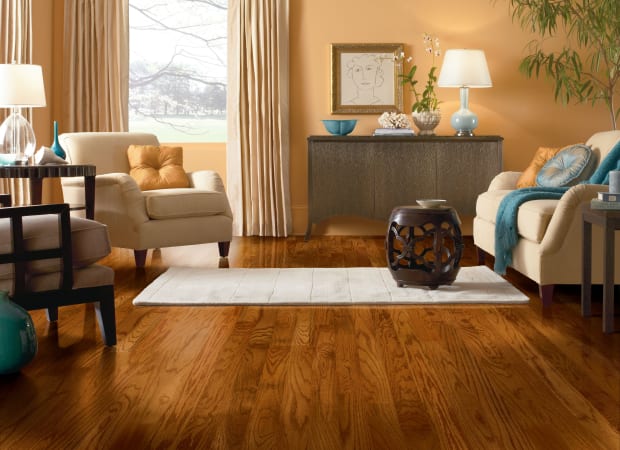 America's Best Choice Red Oak Solid in Gunstock 3-1/4" | Bruce
