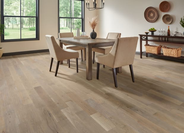 America's Best Choice White Oak Solid in Breezy Gray 5" | Bruce