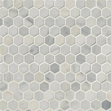 Arabescato Carrara - 1 Hexagon