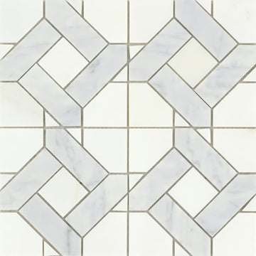 Mini Manor Silver 12" X 12"