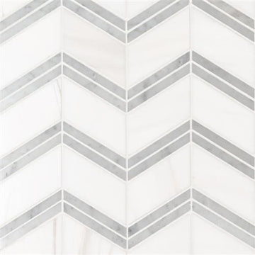 Bianco Dolomite - Chevron
