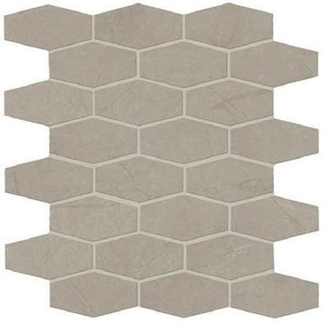 Coliseum Gray Matte - Hex Mosaic