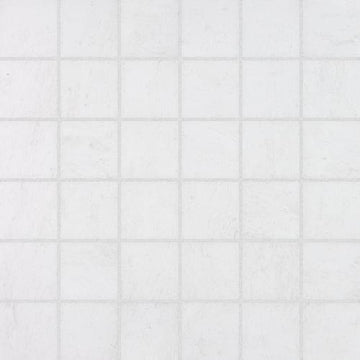 White 2x2 Mosaic Matte