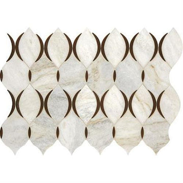 Lumen White Blend Mosaic (Modern Lantern) - 11x7