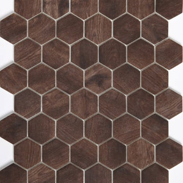 Brown 2" Hexagon
