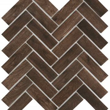 Brown Herringbone