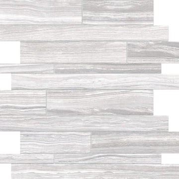 Ice Random Strip Mosaic