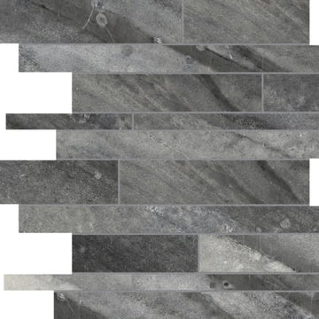 Carbon Random Strip Mosaic