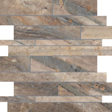 Earth Random Strip Mosaic