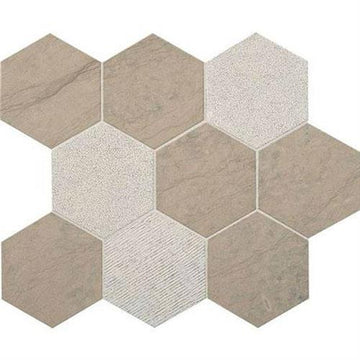 Gray Virtue 4 In. Hexagon Mosaic - 4x4