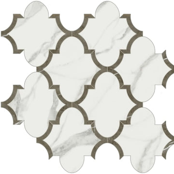 Statuario Venato Arabesque Mosaic