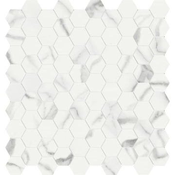 Statuario Venato Hexagon Mosaic