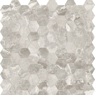 Stella Argento Hexagon Mosaic