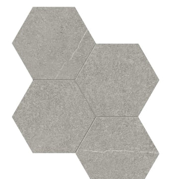 Clay 6in Hexagon Mosaic
