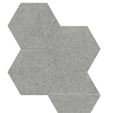 Mica 6in Hexagon Mosaic