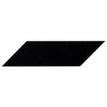 Nero Marquina 6x24 Chevron Polished