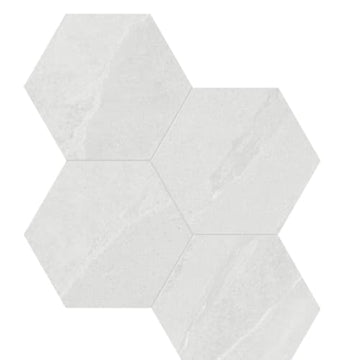 Lithium 6in Hexagon Mosaic Matte