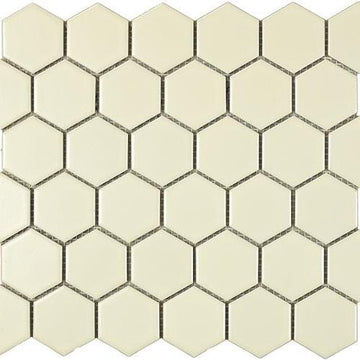 Ivory Matte - Hexagon