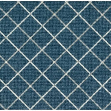 Wilton Essence Bristol Plaid in Blue/Ivory Carpet