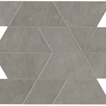 Grey Mosaic 14x12 Satin