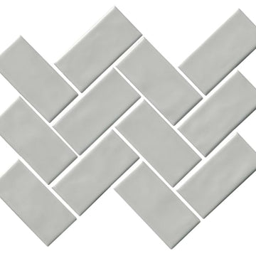 Light Gray Mosaic Herringbone