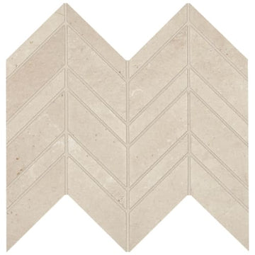 White Mosaic Chevron