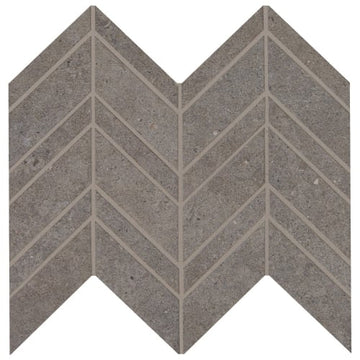 Dark Gray Mosaic Chevron