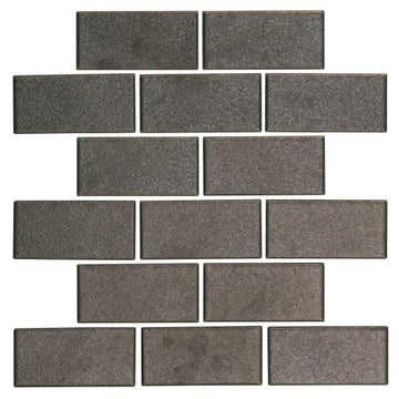 Dark Gray Mosaic Brick-Joint