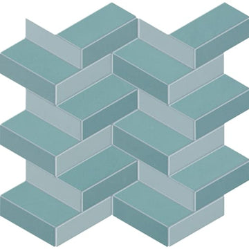 Light Blue Mosaic 13x12