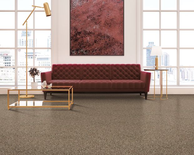 Instinctive Flair in Aged Walnut Carpet