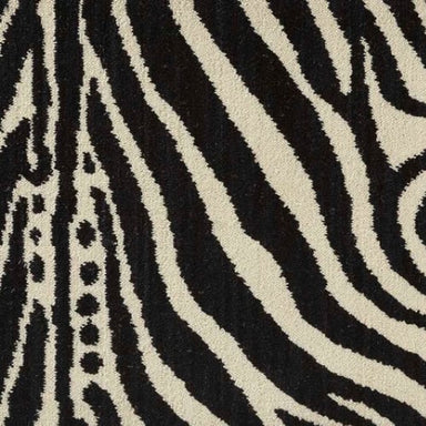 Wildlife Plains Zebra in Ivory Carpet