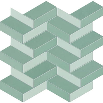 Light Green Mosaic 13x12