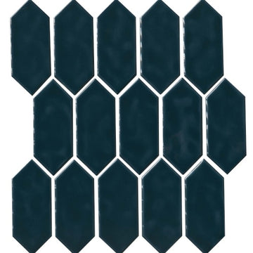 Dark Blue Mosaic Picket