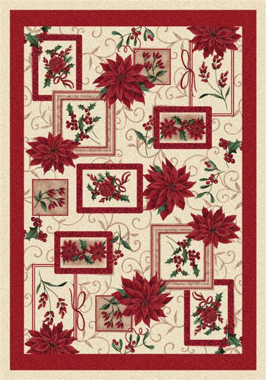 Winter Bouquet-00016 Poinsettia Flooring by Milliken