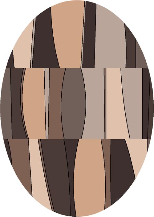 Sinclair Rug-181 Dark Chocolate-Oval