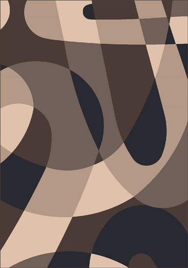 Element-623 Dark Brown-Oval Flooring by Milliken