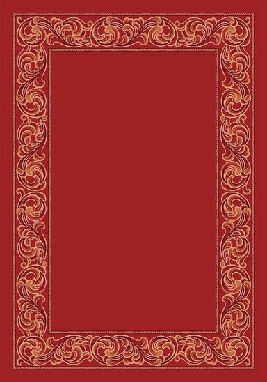 Sonata Rug-00235 Indian Red-Oval Flooring by Milliken