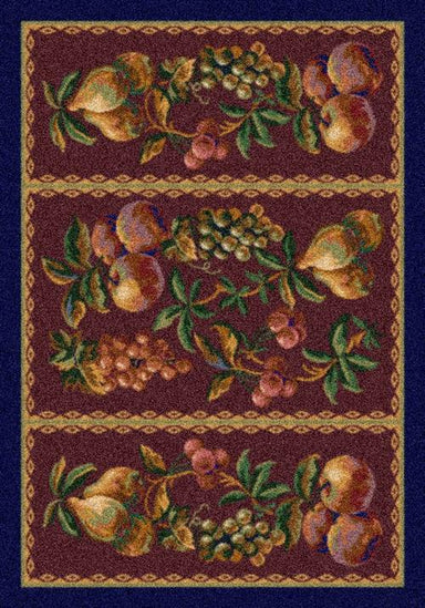 Fruit Medley-10500 Cranberry Flooring by Milliken