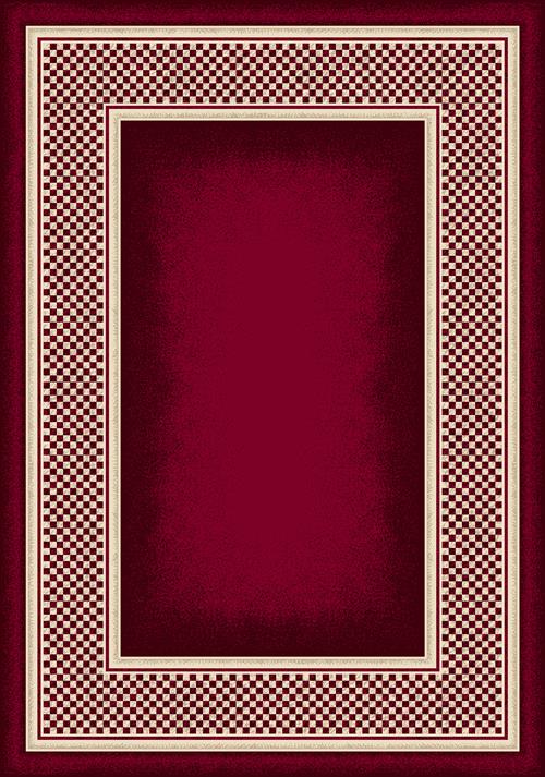 Old Gingham Rug-08000 Ruby