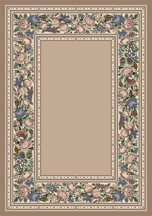 English Floral Rug-01000 Pearl Mist