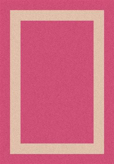 Bailey-00250 Dark Pink-Oval Flooring by Milliken