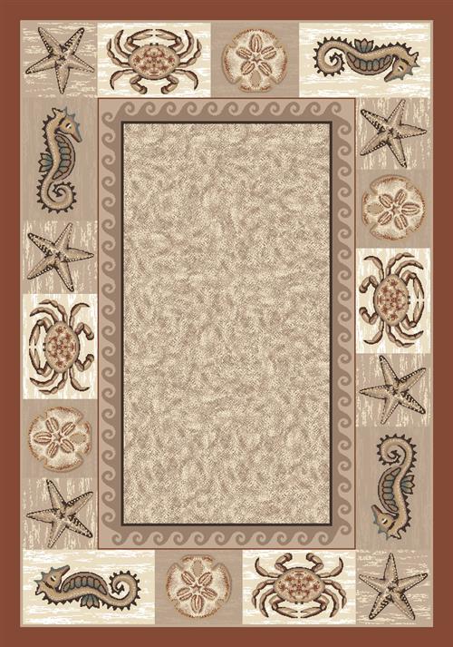 Sea Life Rug-04900 Coral Flooring by Milliken
