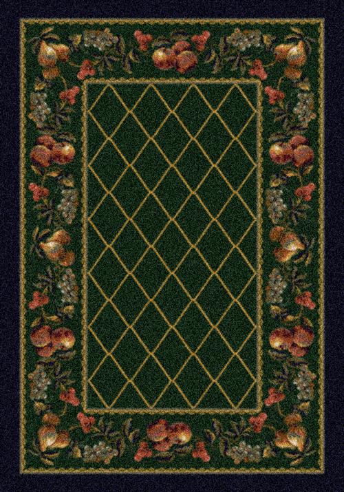 Fruit Medley Rug-11000 Emerald