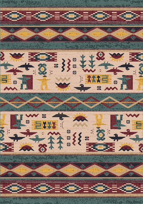 Kiva-00568 Hazy Forest-Oval