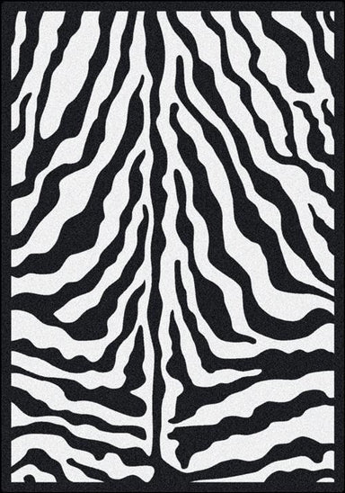 Zebra Glam-00008 Black Ink Flooring by Milliken