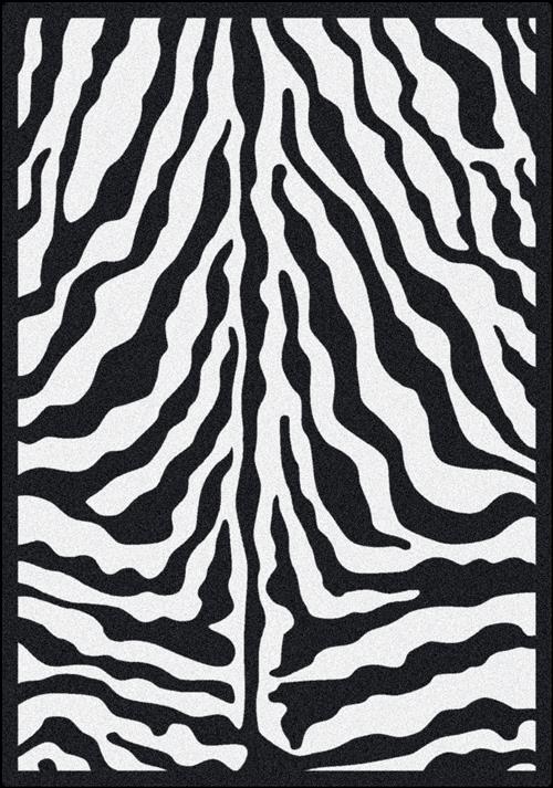 Zebra Glam-00008 Black Ink Flooring by Milliken