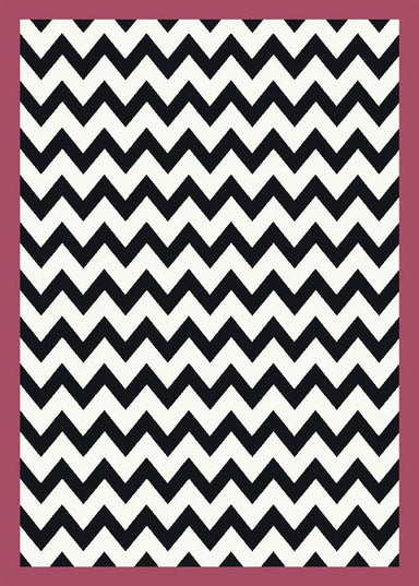 Vibe Border-Pink Flooring by Milliken